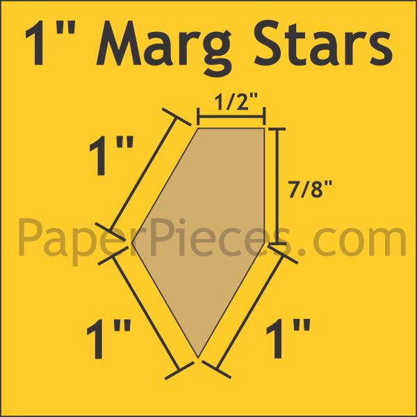 1" Marg Stars