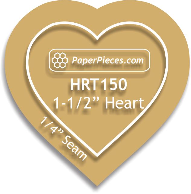 1-1/2" Hearts
