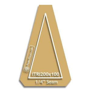 2" x 1" Isosceles Triangle