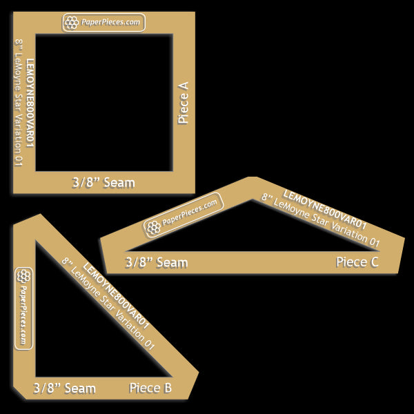 8" Lemoyne Star Variation 01