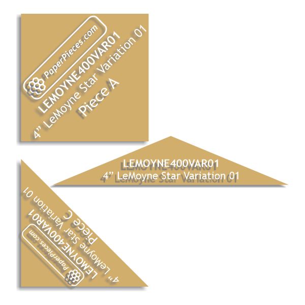 4" Lemoyne Star Variation 01