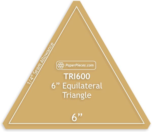 6" Equilateral Triangles