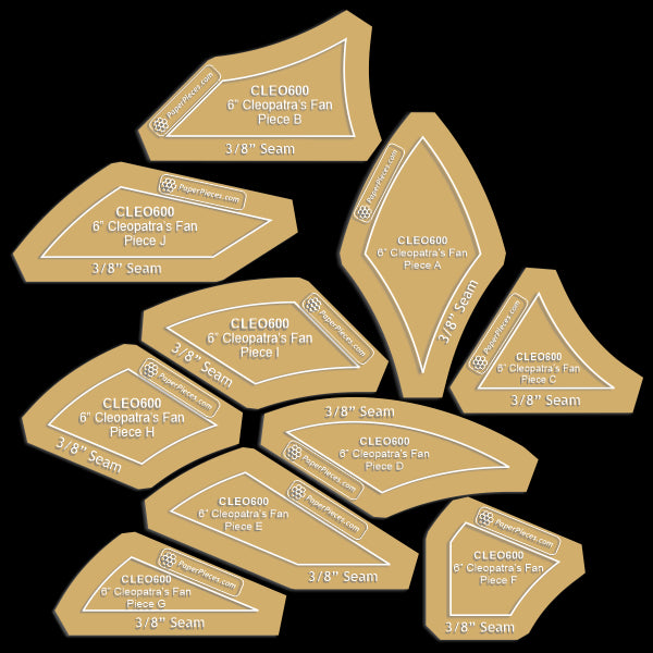 6" Cleopatra's Fan
