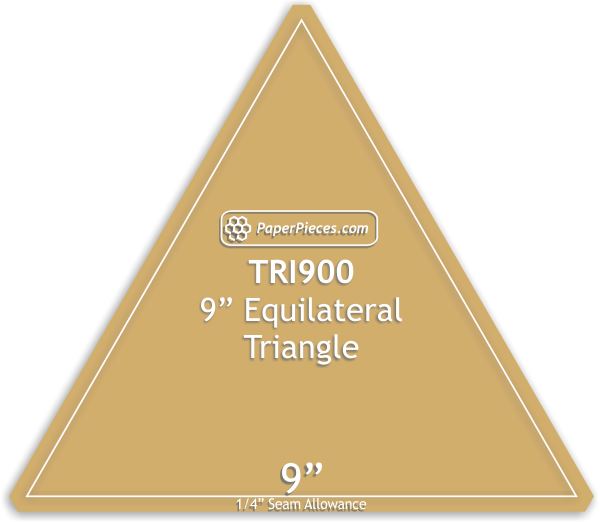 9" Equilateral Triangles