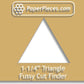 1-1/4" Equilateral Triangle Fussy Cut Finder