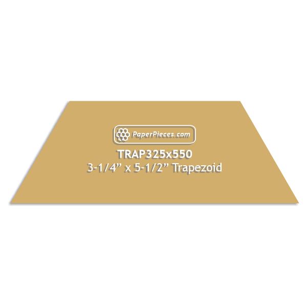 3-1/4" x 5-1/2" Trapezoid