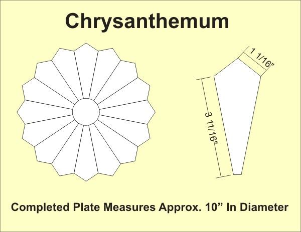 10" 16 Petal Chrysanthemums