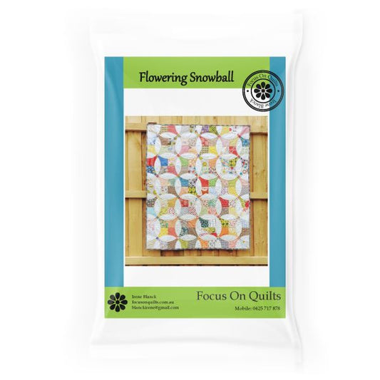 Flowering Snowball Pattern and Acrylic by Irene Blanck