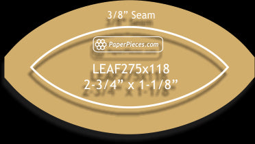 2-3/4" X 1-1/8" Leaf