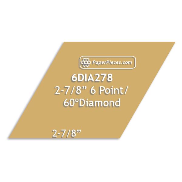 2-7/8" 60 Degree Diamond