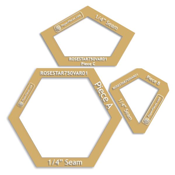 7-1/2" Rose Star Variation 01