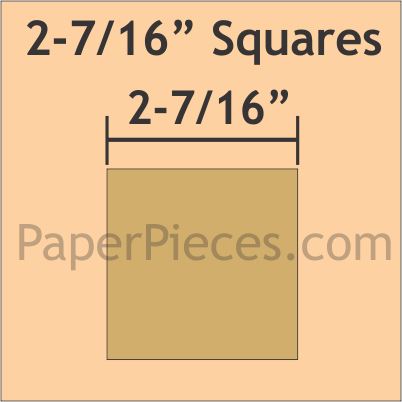 2-7/16" Squares