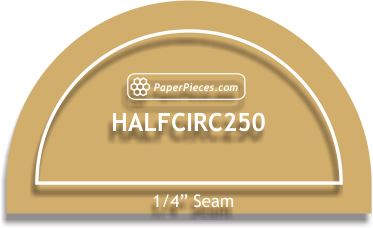 2-1/2" Half Circles