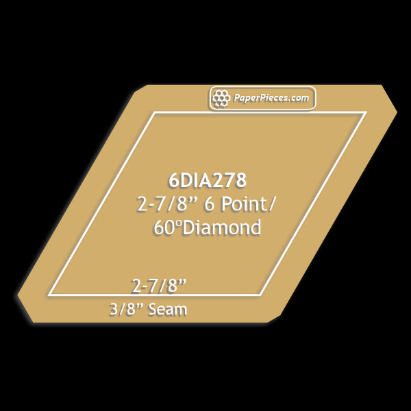 2-7/8" 60 Degree Diamond