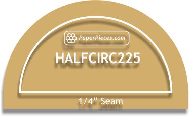 2-1/4" Half Circles