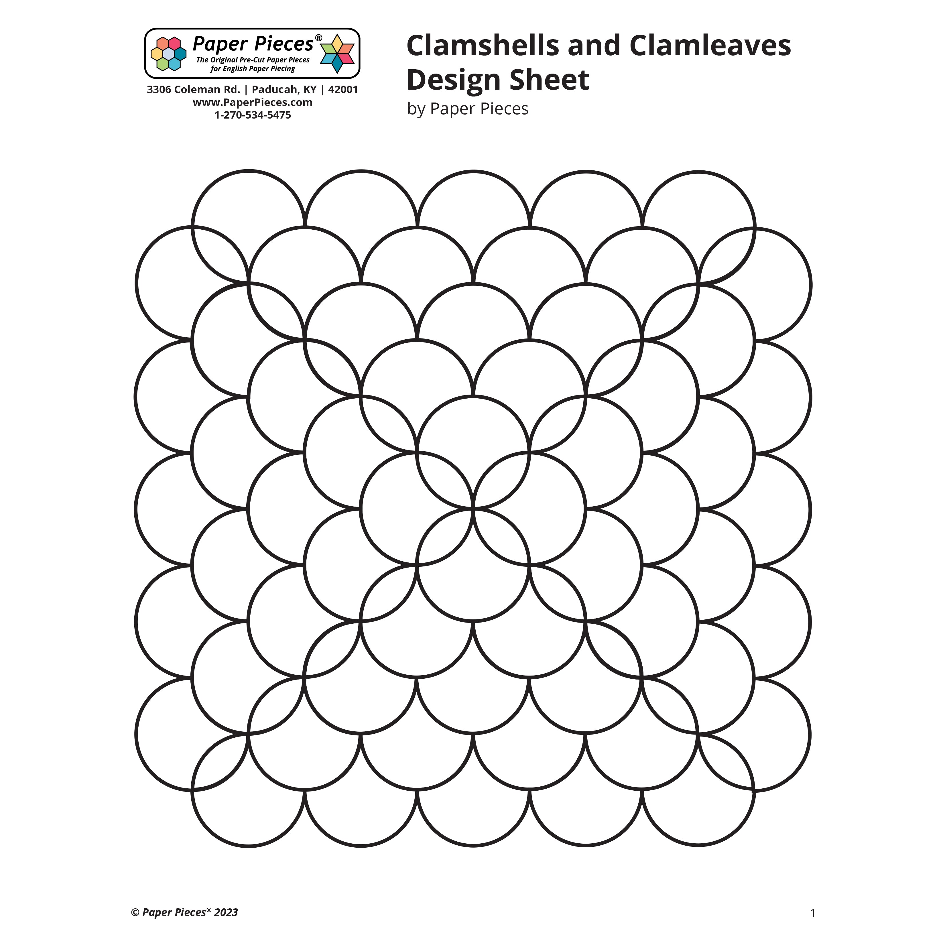 Clamshells and Clamleaves- Free Download – Paper Pieces