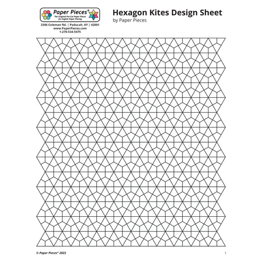 Hexagon Kites 01 Design Sheet