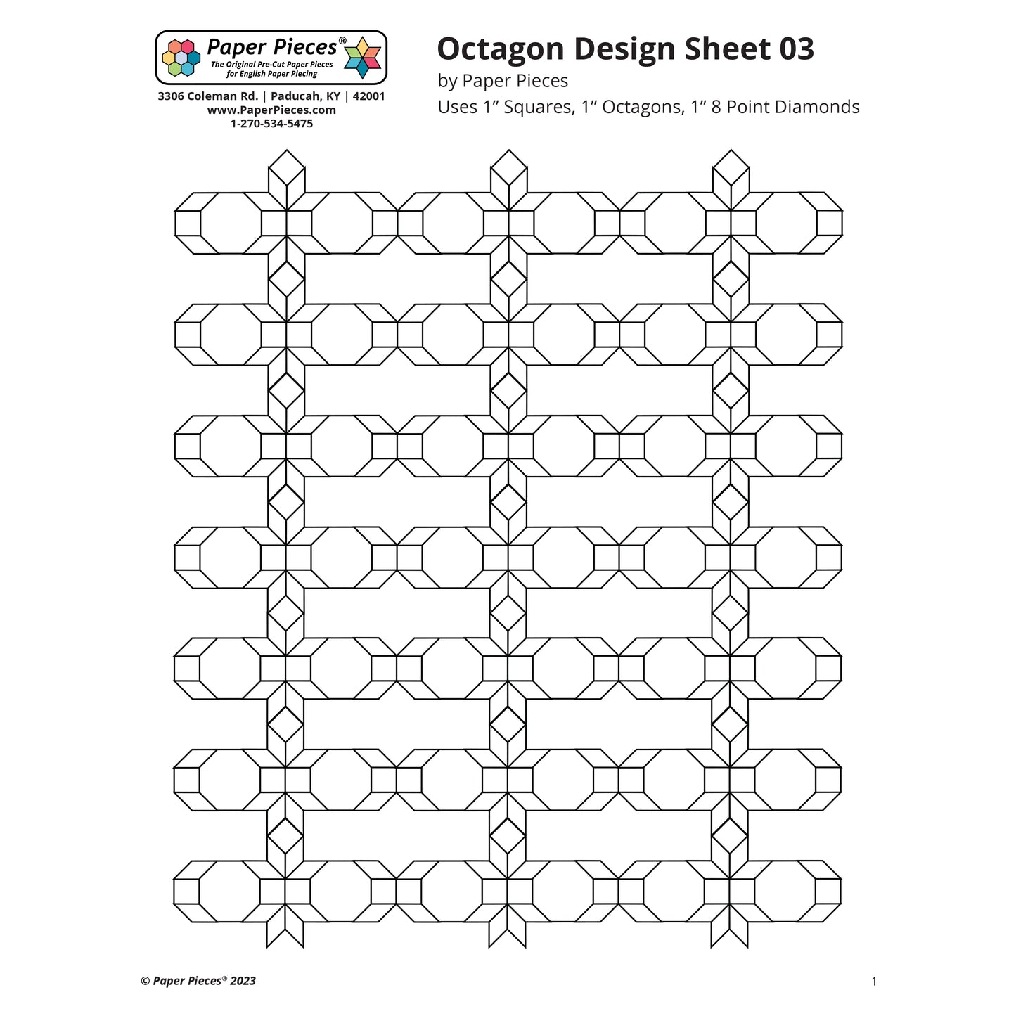 Octagon Design Sheet 03