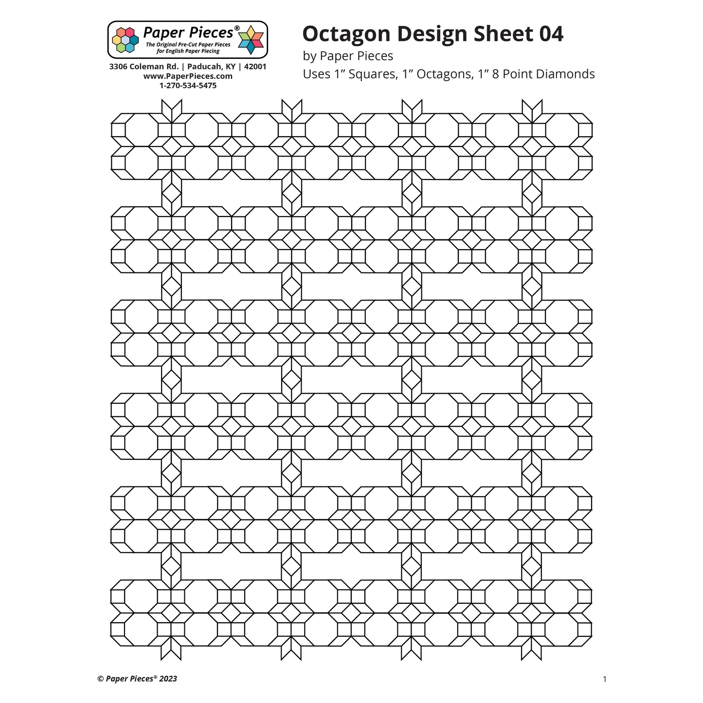 Octagon Design Sheet 04