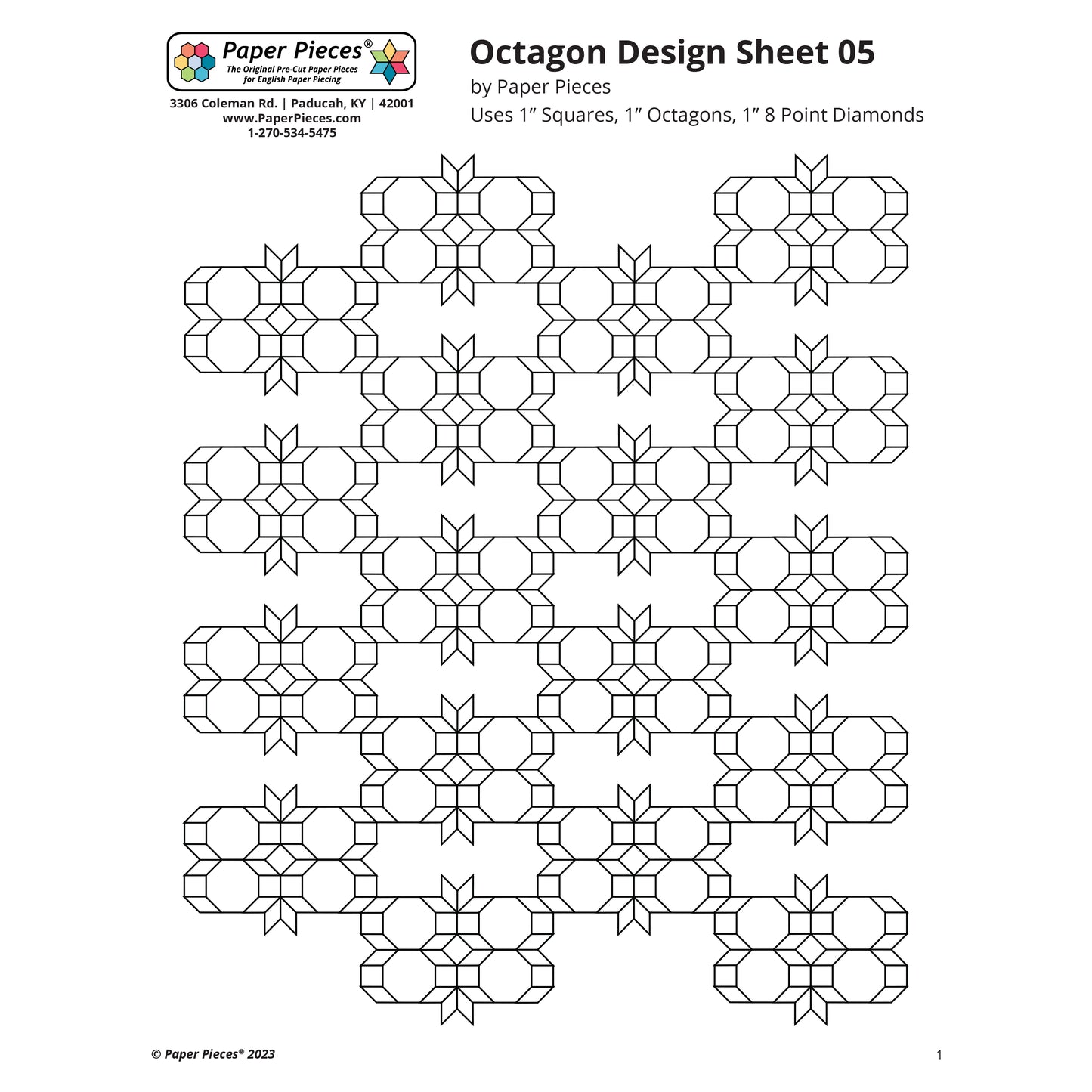 Octagon Design Sheet 05