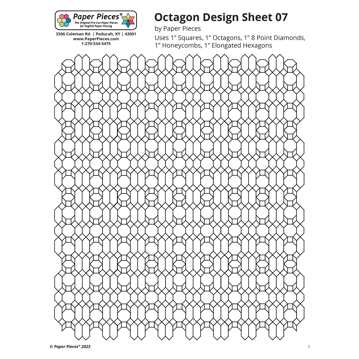 Octagon Design Sheet 07