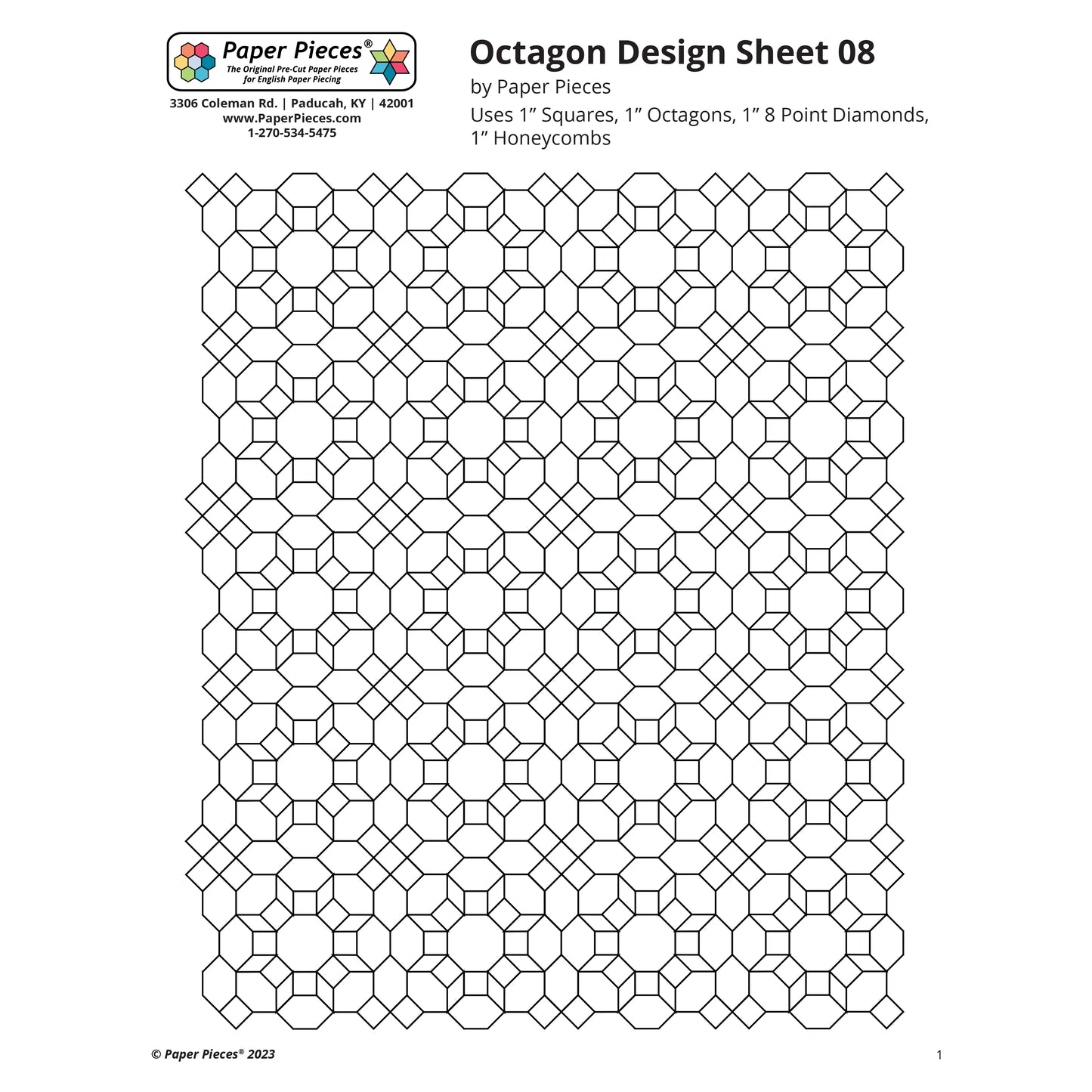 Octagon Design Sheet 08