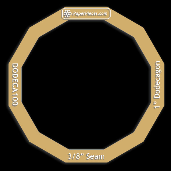 1" Dodecagon
