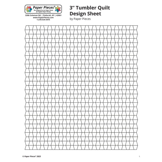 Tumbler Design Sheet (Free PDF Download)