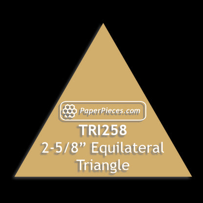 2-5/8" Equilateral Triangle