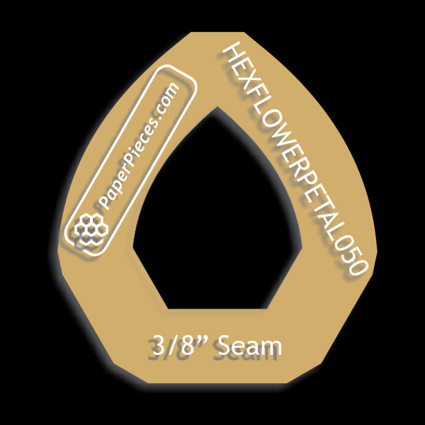 1/2" Hexagon Flower Petals