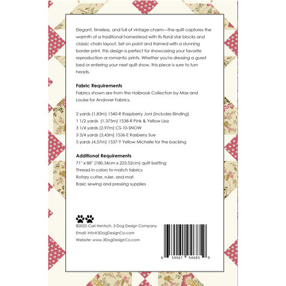 Homestead Pattern by Carl Hentsch of 3 Dog Designs