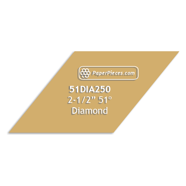 2-1/2" 51 Degree Diamond