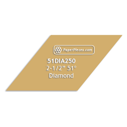 2-1/2" 51 Degree Diamond