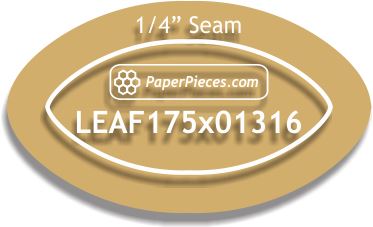 1-3/4" x 13/16" Leaf