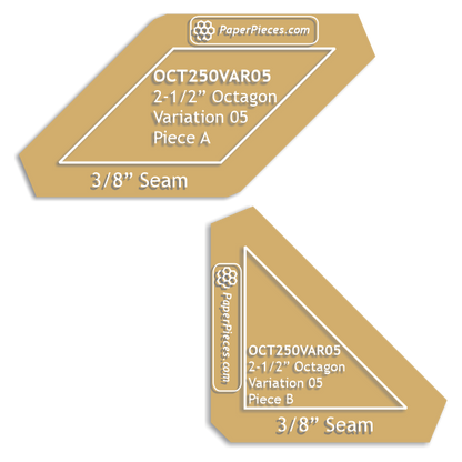 2-1/2" Octagon Variation 05