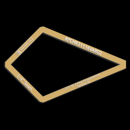 3-11/16" 8 Petal Chrysanthemum Variation 02