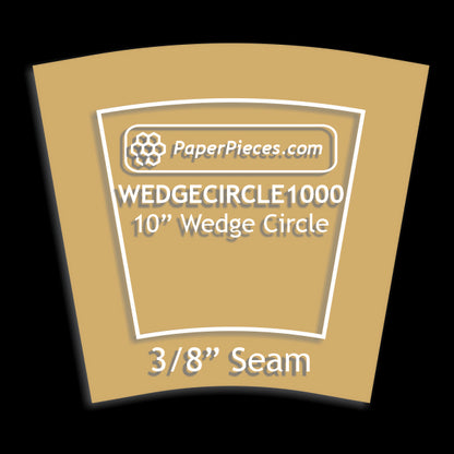 10" Wedge Circle