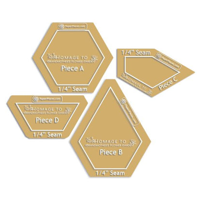 Homage to Grandmother's Flower Garden by Katja Marek