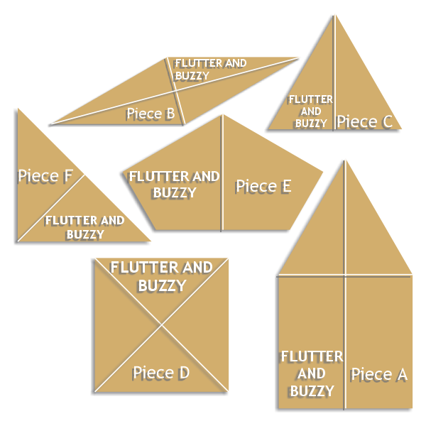 Flutter and Buzzy by Darty Kite Co