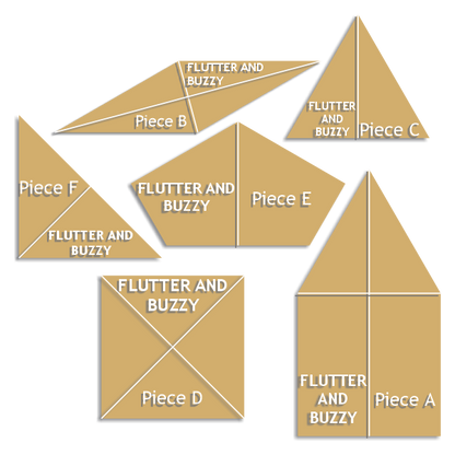 Flutter and Buzzy by Darty Kite Co