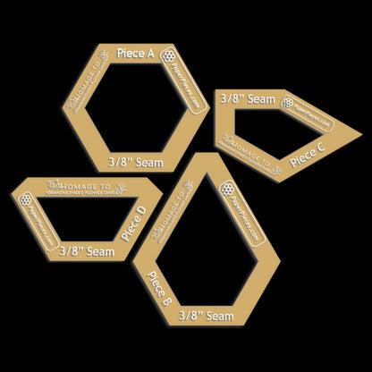 Homage to Grandmother's Flower Garden by Katja Marek