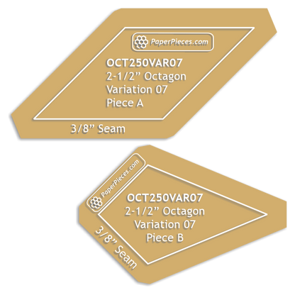 2-1/2" Octagon Variation 07