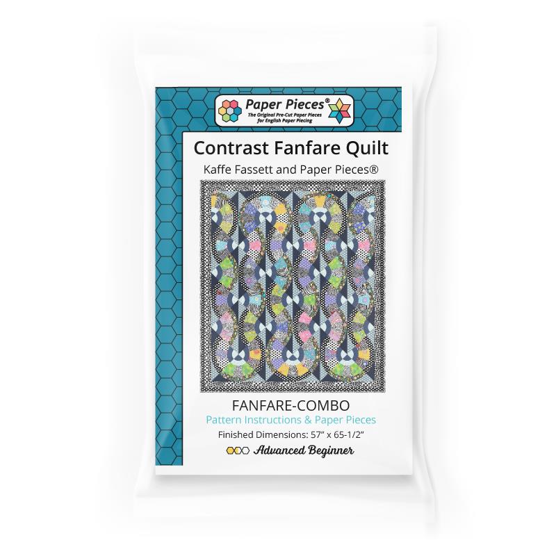 PRE-ORDER: Contrast Fanfare by Kaffe Fassett and Paper Pieces®