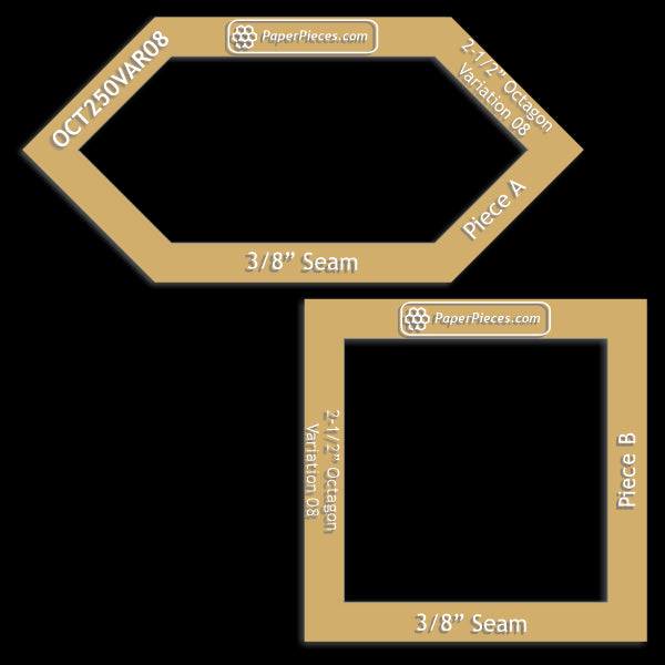 2-1/2" Octagon Variation 08