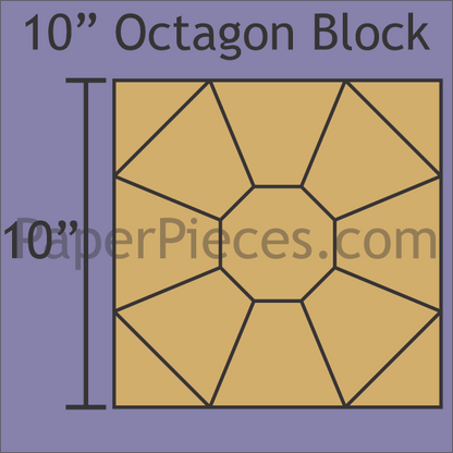 10" Octagon Block
