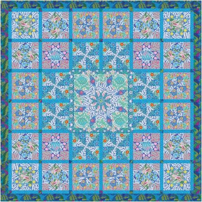 Star Sampler by Kaffe Fassett x William Morris: 15 Piece Acrylic Fabric Cutting Template Set with 1/4" Seam Allowance