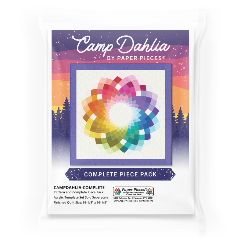 PRE-ORDER: Camp Dahlia Quilt by Paper Pieces