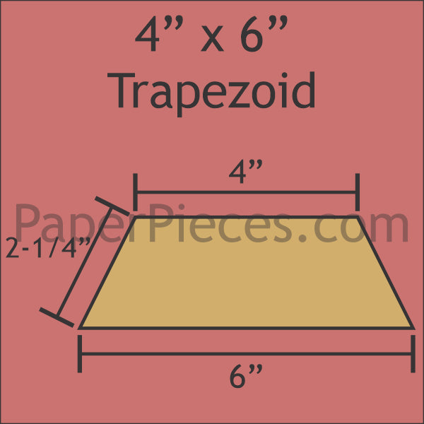 4" x 6" Trapezoid