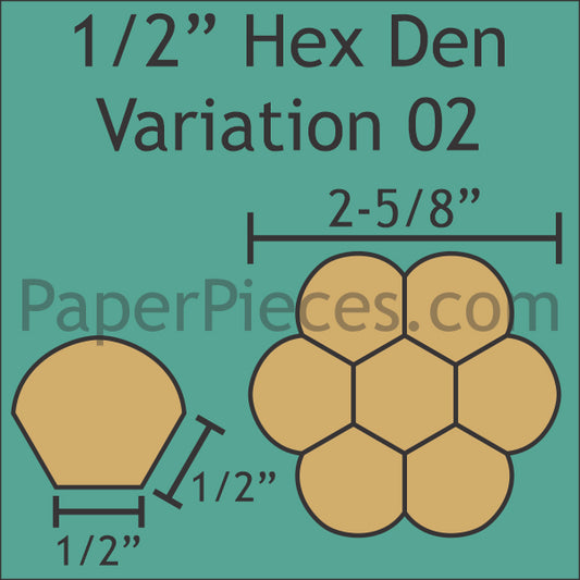 1/2" Hexden Variation 02
