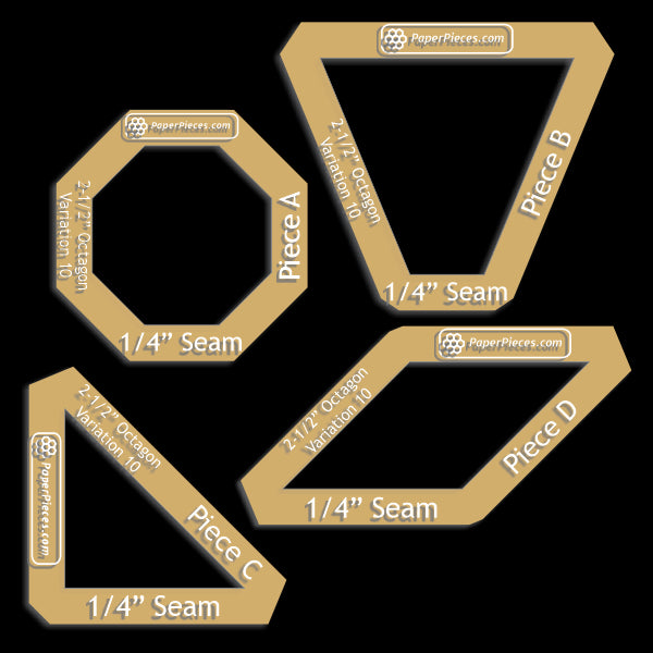 2-1/2" Octagon Variation 10